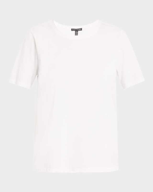 Crewneck Organic Cotton Jersey Tee